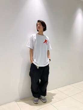 「BAIT（ベイト）のアイテム」を使った、KURODAさん（メンズ・180cm）の夏コーディネート