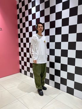 「BAIT（ベイト）のアイテム」を使った、KURODAさん（メンズ・180cm）の夏コーディネート