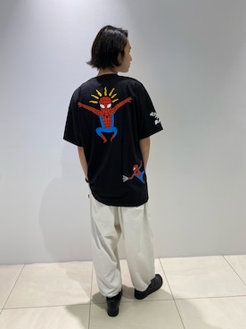 「Spider-Man」｜KURODAさん（メンズ・180cm）の夏コーディネート