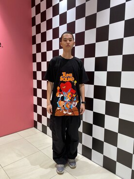 「BAIT（ベイト）のアイテム」を使った、KURODAさん（メンズ・180cm）の夏コーディネート