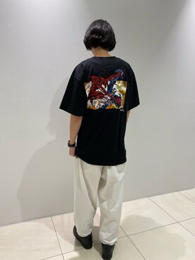 「BAIT（ベイト）のアイテム」を使った、KURODAさん（メンズ・180cm）の夏コーディネート