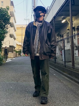 SHUNさん（メンズ・168cm）の冬コーディネート