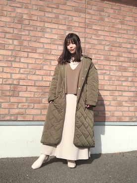 かめさん（レディース・148cm）の冬コーディネート