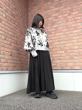 「アイテム（トップス）」を使った、かめさん（レディース・148cm・30代）の冬コーディネート