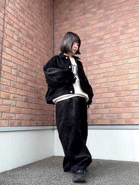 「アイテム（その他アウター）」を使った、かめさん（レディース・148cm）の秋コーディネート