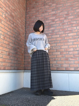 「ITEMS URBANRESEARCH（アイテムズ アーバンリサーチ）のアイテム」を使った、かめさん（レディース・148cm）の秋コーディネート