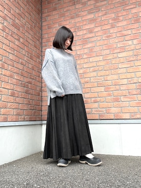 かめさん（骨格ナチュラル・レディース・148cm）の秋コーディネート