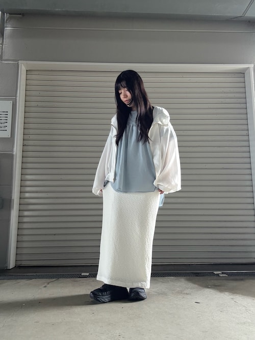 セール】ジャガードタイトロングスカート（スカート）｜ITEMS