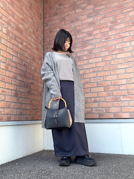 「アイテム（その他アウター）」を使った、かめさん（レディース・148cm・30代）の秋コーディネート