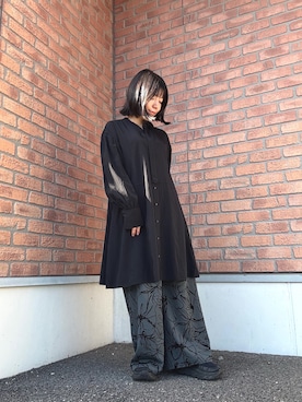 「アイテム（チュニック）」を使った、かめさん（レディース・148cm）の秋コーディネート