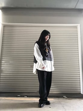 「アイテム（パンツドレス）」を使った、かめさん（レディース・148cm）の秋コーディネート