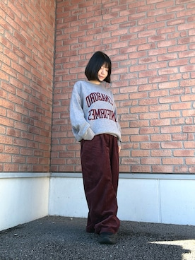 「ITEMS URBANRESEARCH（アイテムズ アーバンリサーチ）のアイテム」を使った、かめさん（レディース・148cm）の秋コーディネート