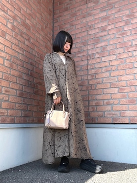 「アイテム（ワンピース/ドレス）」を使った、かめさん（レディース・148cm・30代）の秋コーディネート