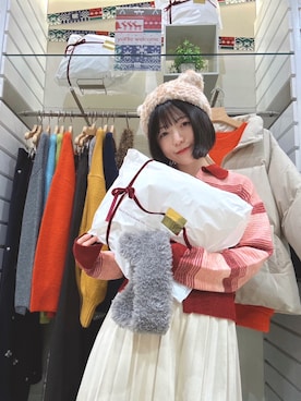 「アイテム（ヘアバンド）」を使った、かめさん（レディース・148cm）の秋コーディネート