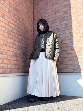 「おでかけコーデ」｜かめさん（レディース・148cm）の冬コーディネート