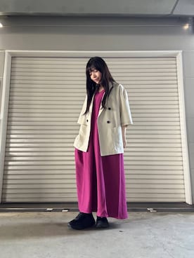 「アイテム（その他アウター）」を使った、かめさん（レディース・148cm）の夏コーディネート