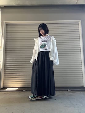「アイテム（パーカー）」を使った、かめさん（レディース・148cm）の夏コーディネート