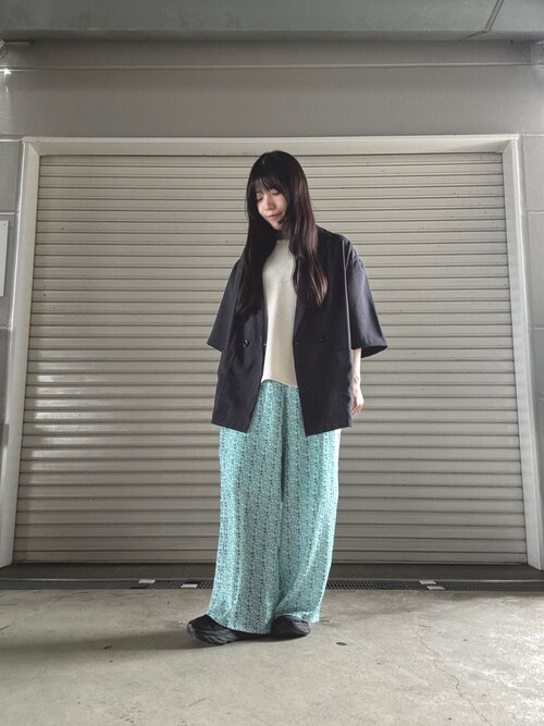 アーバンリサーチ　ハーフスリーブジャケット　CHARCOAL アーバンリサーチ ハーフスリーブジャケット CHARCOAL URBAN