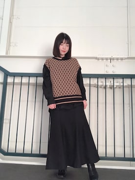 かめさん(レディース・148cm)の冬コーディネート