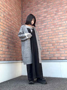 「アイテム（その他アウター）」を使った、かめさん（レディース・148cm・30代）の秋コーディネート