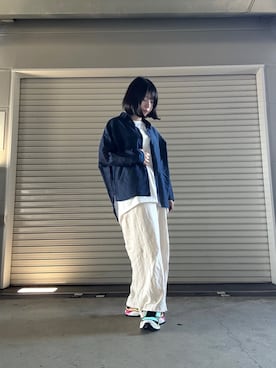 「アイテム（トップス）」を使った、かめさん（レディース・148cm・30代）の秋コーディネート
