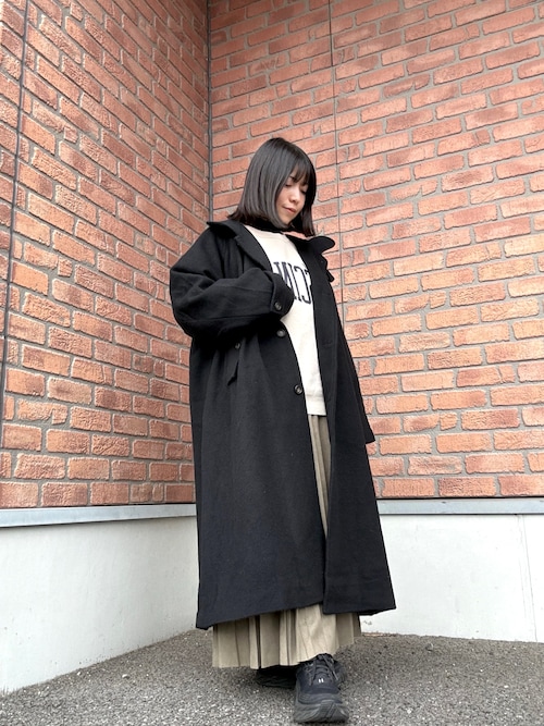 セール】ウールブレンドビッグコート（その他アウター）｜ITEMS