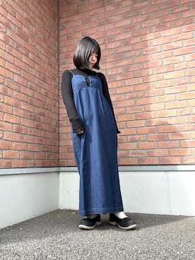 「アイテム（ワンピース）」を使った、かめさん（レディース・148cm・30代）の秋コーディネート