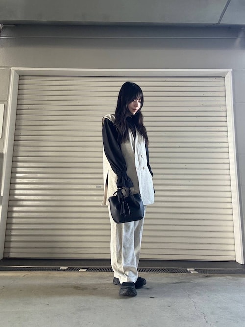 セール】ツイードジレ×パンツセット（セットアップ）｜ITEMS