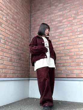 「アイテム（その他アウター）」を使った、かめさん（レディース・148cm・30代）の秋コーディネート