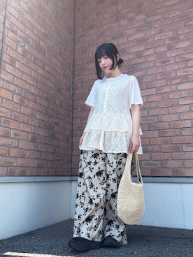 「アイテム（その他トップス）」を使った、かめさん（レディース・148cm）の夏コーディネート
