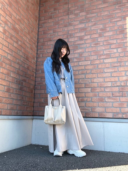 デニムノーカラージャケット（デニムジャケット）｜ITEMS