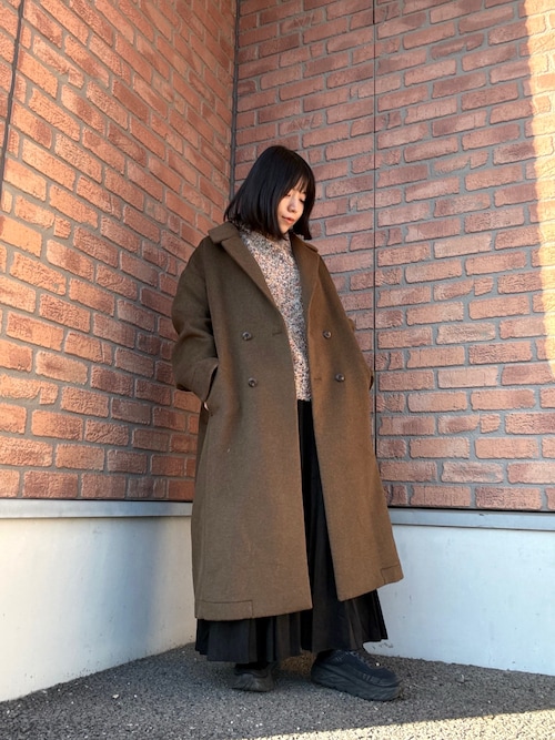 セール】ウールブレンドビッグコート（その他アウター）｜ITEMS
