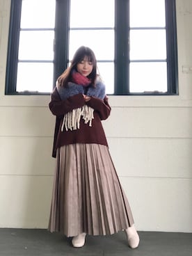 かめさん（レディース・148cm）の冬コーディネート