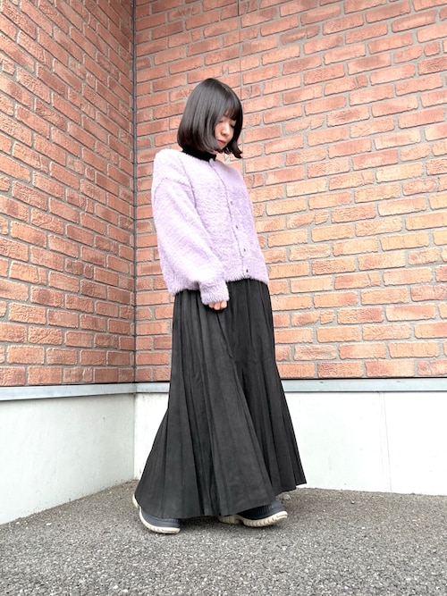 アーバンリサーチ フェザー ニット カーデ 春 ITEMS URBANRESEARCH（アイテムズ アーバンリサーチ） カーディガン