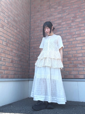 「アイテム（その他トップス）」を使った、かめさん（レディース・148cm・30代）の夏コーディネート