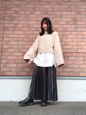 かめさん（レディース・148cm）の冬コーディネート