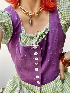 23歳が1人で作る古着屋charoさんのコーディネート