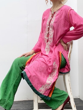 23歳が1人で作る古着屋charoさんのコーディネート