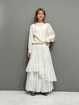 「骨格ナチュラル×カジュアル」｜tskyuunaさん（レディース・160cm）の春コーディネート