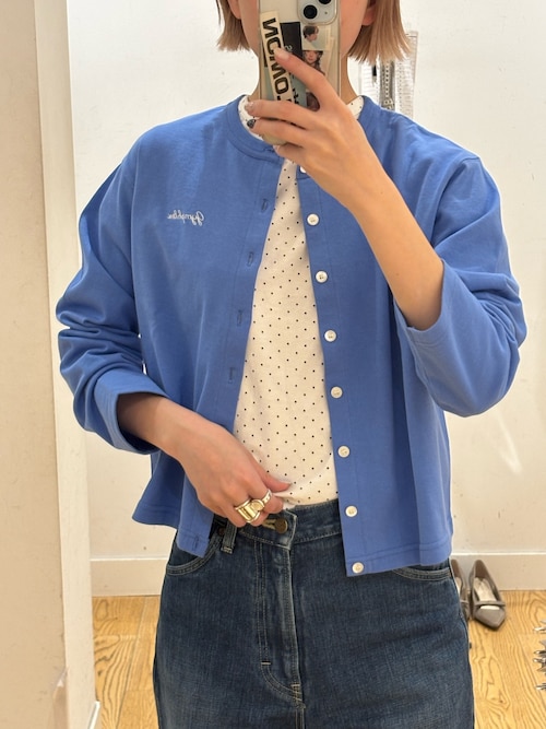 GYMPHLEX SHORT CREW NECK CARDIGAN（カーディガン/ボレロ）｜GYMPHLEX