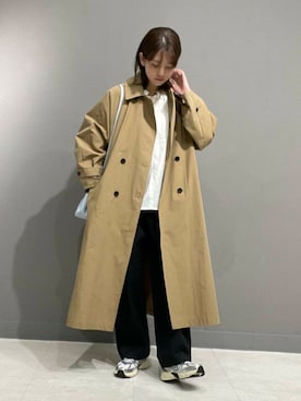 「160cm」｜「アイテム（ジャケット/アウター）」を使った、tskyuunaさん（レディース・160cm）の冬コーディネート