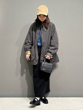 「アイテム（その他アウター）」を使った、優菜さん（レディース・160cm）の秋コーディネート