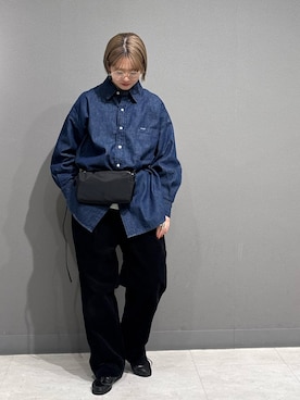 「EKAL（エカル）のアイテム」を使った、優菜さん（レディース・160cm）の冬コーディネート