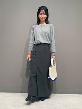 「160cm」｜「アイテム（ワンピース/ドレス）」を使った、tskyuunaさん（レディース・160cm）の春コーディネート
