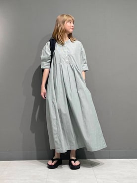 「160cm」｜「アイテム（ワンピース/ドレス）」を使った、tskyuunaさん（レディース・160cm）の夏コーディネート
