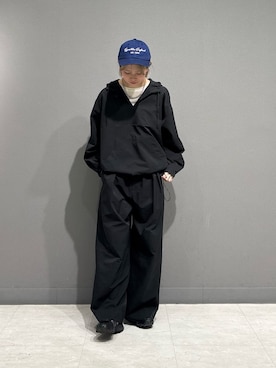 「GYMPHLEX（ジムフレックス）のアイテム」を使った、優菜さん（レディース・160cm）の春コーディネート