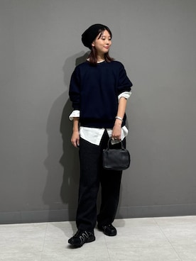 「アーバンリサーチ」｜優菜さん（レディース・160cm）の秋コーディネート