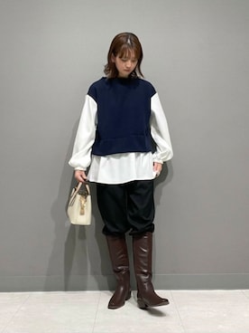 優菜さん（レディース・160cm）の冬コーディネート