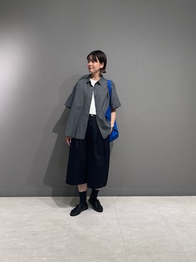 「EKAL（エカル）のアイテム」を使った、優菜さん（レディース・160cm）の夏コーディネート