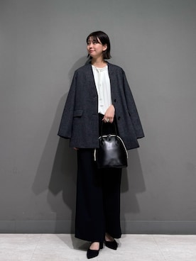 優菜さん(レディース・160cm)の秋コーディネート